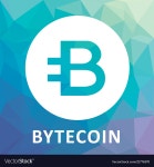 Bytecoin bcn criptocurrency logo Royalty Free Vector Image Bytecoin bcn criptocurrency logo vector image on VectorStock