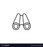Binoculars icon Royalty Free Vector Image - VectorStock Binoculars icon vector image on VectorStock
