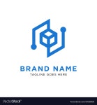 Hexagon logo design inspiration Royalty Free Vector Image Hexagon logo design inspiration vector image on VectorStock