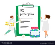 Rx prescription concept Royalty Free Vector Image Rx prescription concept vector image on VectorStock