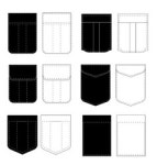 Pen & Pocket Vector Images (over 750)