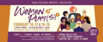 Tickets, Red Sandcastle Theatre, Queen Street East, Toronto, ON, Canada, February 10 to February 19 | AllEvents.in Women At Play(s)5