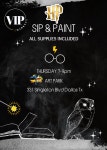HARRY POTTER SIP & PAINT Tickets, 331 Singleton Boulevard, Dallas, TX, USA, 2 May 2024 | AllEvents.in HARRY POTTER SIP & PAINT 