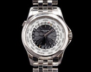 Patek Philippe World Time 5130/1G 18K White Gold / 18K White... for $49,500 for sale from a Trusted Seller on Chrono24