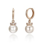 14K 진주 드롭 원터치 귀걸이 C2EG045