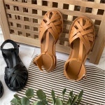 매력적인 스트랩짜임 버클 여성 썸머 샌들 RJ-h8187