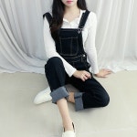 하프클럽 맘대로 접어입는 키작녀롱멜빵