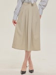 뒷밴딩플리츠스커트_VF4S1SK8121