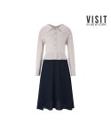 하프클럽 칼라 넥 니트원피스(VY1OK10)