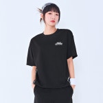 하프클럽 여성 스포티브 밑단 스트링 티셔츠-BCAG5867E03