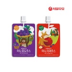 [행복한백화점][씨앤피]서울우유 아침에주스미니 사과,포도주스 100ml 30팩