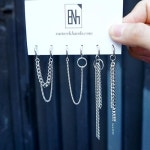 남녀공용 변색없는 써지컬스틸 카이 귀걸이 귀찌 6SET