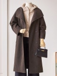 벨티드 하이넥 롱코트_T2601CT002A