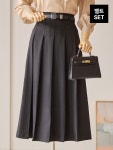 클래식 플리츠 스커트_T2602SK006A
