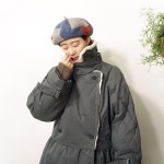 덤블 하이넥 스트링 패딩롱코트n118