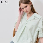 하프클럽 MARIO[리스트] 코튼 세일러 칼라 블라우스 (택가격 158000원)