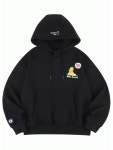 하프클럽 클라이드엔 X벤셔먼 심슨 도넛 후드 티셔츠 FMDTS986