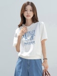 [모노앳디] 쏠티 나염 반팔 티셔츠