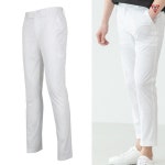 하프클럽 토드휴 라이프스타일 여름 슬림핏 골프바지 스마트화이트 TDPA1BSMWT