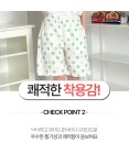 성정진 땡땡이 도트 파자마 잠옷 주머니 반바지 여성 홈웨어 PJ카인드 일자(3부/5부)