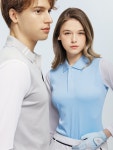 국산 여성 카라넥 냉감 여름 긴팔 골프티셔츠 SC-WSH-G0015