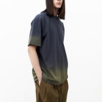 [품절임박] [비얼디드키드]남성 AURORA HALF SLEEVE T-SHIRT CHARCOAL (B23SSMT01CCA1-W) | 비얼디드키드 - 하프클럽