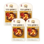 [CJ]백설 다담 순두부찌개양념140g x4개