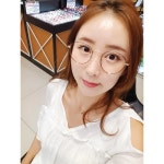 알로 세이브존04 동글이 여자안경 큰사이즈 원형 메탈안경 9243