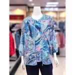 세이브존04 [빅사이즈] 나염 펀칭 앙상블 세트자켓 L323030