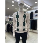 엘르골프 세이브존05 남성아가일방풍풀집업스웨터 SZ(6J-73701)