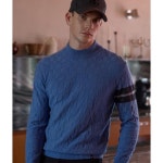 엘르골프 세이브존01 남성 사각 조직 목크넥 스웨터 (방풍) 6K53401 800