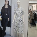 Abfz DP01 플로럴 쉬폰 원피스 AFY2HO37