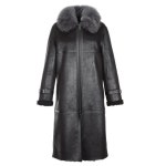 라벨르by신영모피 폭스카라 에코롱 무스탕_블랙