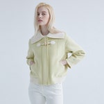 하프클럽 나이스클랍 니트 카라 점퍼 N241MWCC41