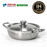 키친아트 퀸즈(IH) 통삼중(3PLY)냄비 24CM전골