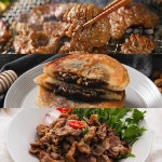 [자연맛남] 캠핑 요리세트 수제왕갈비1kg+왕호떡5개+참숯불고기250g