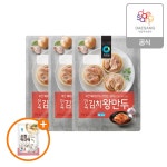 청정원 민속왕만두 김치 3개+(증정)떡국떡 400g