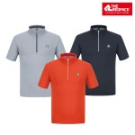 [레드페이스 본사] 남성 소프트 아이스 하프 짚 티셔츠 REWMTSM20012