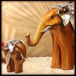 [해울라이프]부자 코끼리2p세트 인테리어장식품/소품