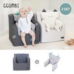 [꿈비][꿈비] 오래오 유아소파+캣츠 케어쿠션 2종세트
