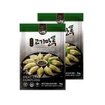 (주)이푸른푸드(팔곡지점) | [이푸른] 굿푸드 쫄깃한 잎새고기만두 1kg x 2봉