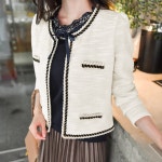 메리온 골드배색 가디건 자켓