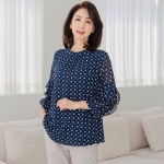 B24062BE 엠프릴쉬폰블라우스