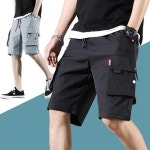 여름 남자 반바지 카고팬츠 밴딩 5부 트레이닝복 건빵바지