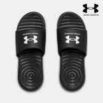 하프클럽 [언더아머] 남성 UA 안사 픽스드 슬라이즈 슬리퍼 3023761-004