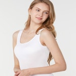 하프클럽 [돈앤돈스] 후라이스 백물 조끼 여자 여성 속옷 민소매 런닝 JYWRY011