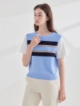 스트라이프 레이어드 니트 KOKTP356(2 colors)