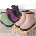 레인부츠 장화 장마 여성 발목 무광 방수 패션 용 여름