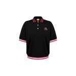 여성 2도요꼬 포인 세미크롭 반팔 티셔츠 B