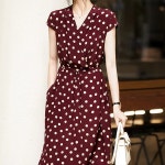 [스윗트리]럭셔리 도트 브이넥 정장 원피스(h0067)